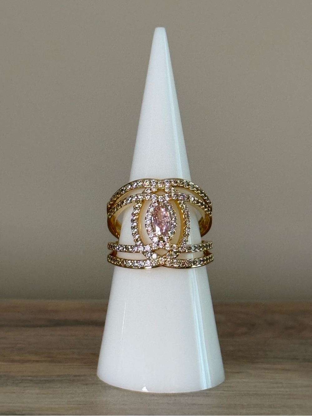 Bomb Party OG Ring “Laced Into The Details” Size 7. Brand New!!!